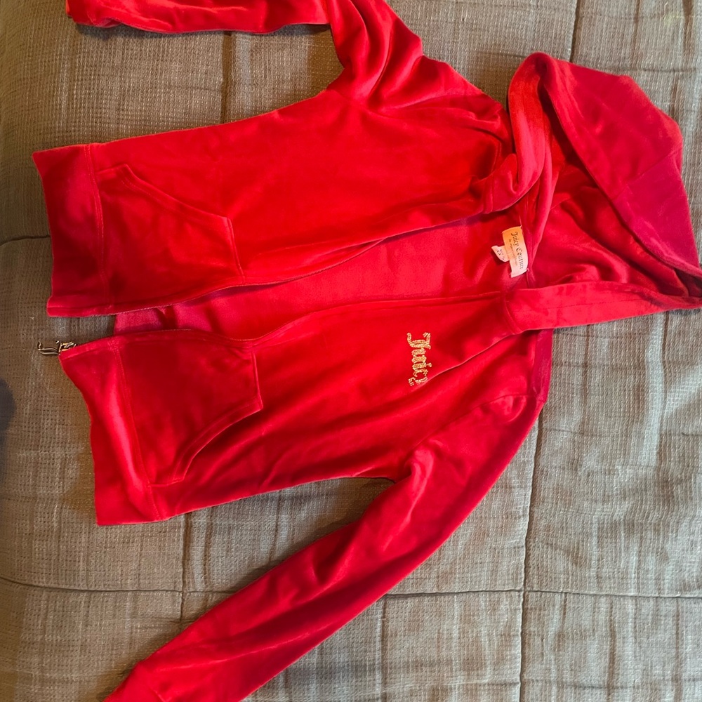 Juicy Couture Scarlet Velour Jacket